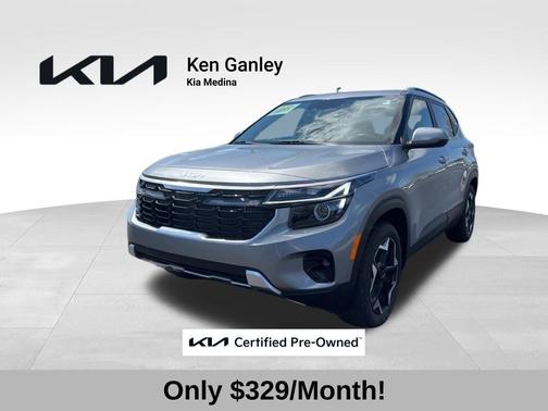 Steel Gray 2024 Kia Seltos EX