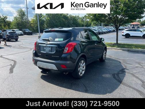 Carbon Black Metallic 2015 Buick Encore Leather