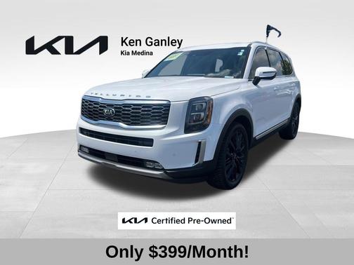 Glacial White Pearl 2021 Kia Telluride SX