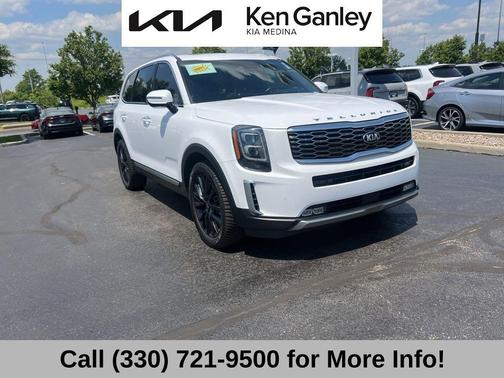 Glacial White Pearl 2021 Kia Telluride SX