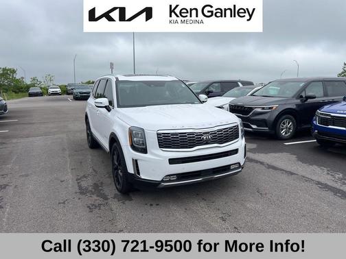 Glacial White Pearl 2021 Kia Telluride SX