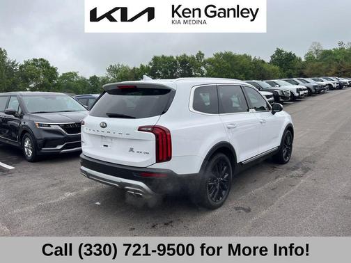 Glacial White Pearl 2021 Kia Telluride SX