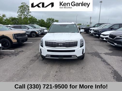 Glacial White Pearl 2021 Kia Telluride SX