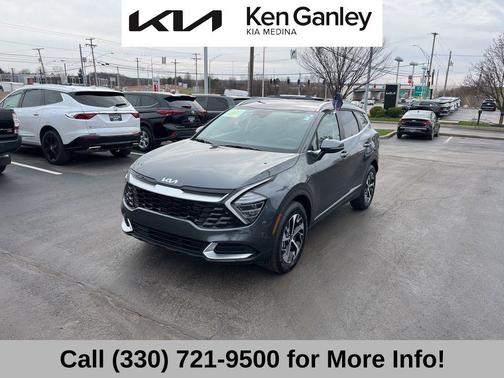 Gravity Gray 2024 Kia Sportage Hybrid EX