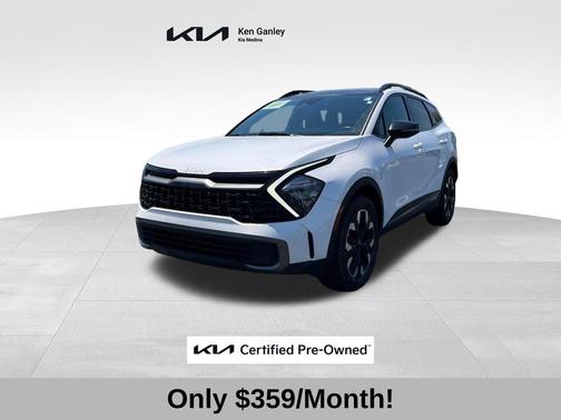 Glacial White Pearl 2023 Kia Sportage X-Line