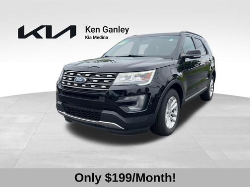 Shadow Black 2017 Ford Explorer XLT