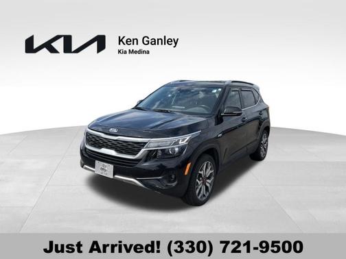 Cherry Black 2021 Kia Seltos S