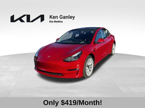 Red Multi 2021 Tesla Model 3 Long Range