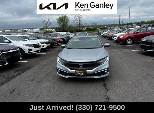 Lunar Silver Metallic 2020 Honda Civic Touring