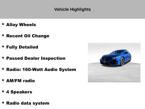 2019 Honda Civic Sport