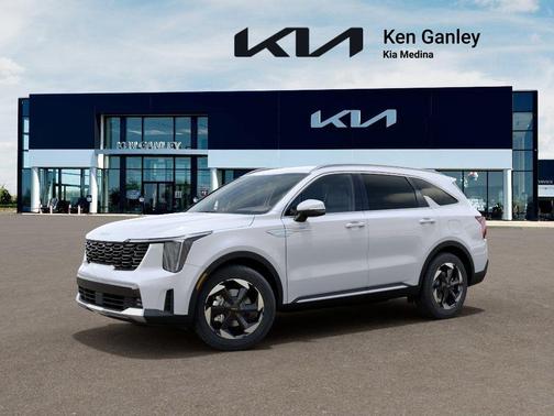 Snow White Pearl 2026 Kia Sorento Hybrid EX