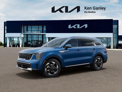 Mineral Blue 2026 Kia Sorento Hybrid EX