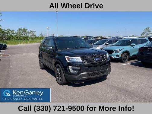 Shadow Black 2017 Ford Explorer XLT