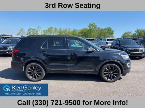 Shadow Black 2017 Ford Explorer XLT