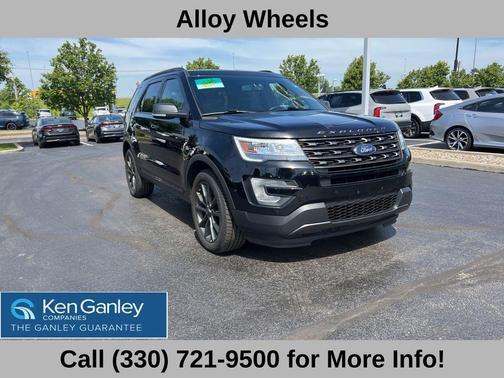 Shadow Black 2017 Ford Explorer XLT