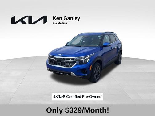 Blue 2024 Kia Seltos S