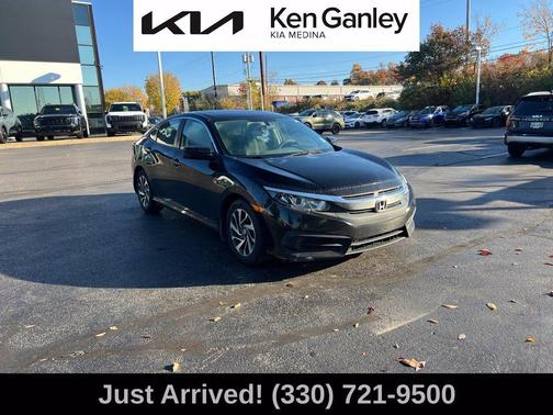 Crystal Black Pearl 2016 Honda Civic EX