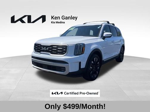 Glacial White Pearl 2024 Kia Telluride SX