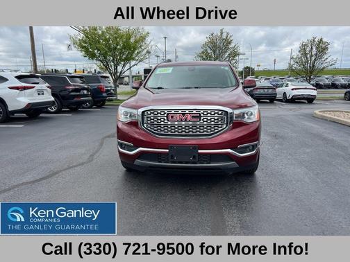 Crimson Red Tintcoat 2018 GMC Acadia Denali