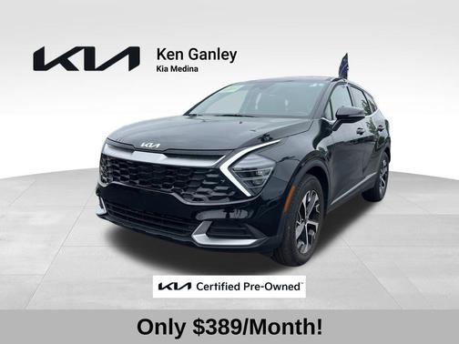 Ebony Black 2025 Kia Sportage EX