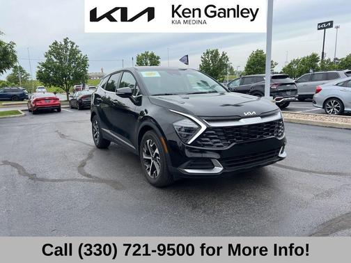 Ebony Black 2025 Kia Sportage EX