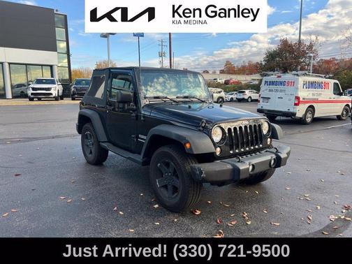 Black Clearcoat 2015 Jeep Wrangler Sport
