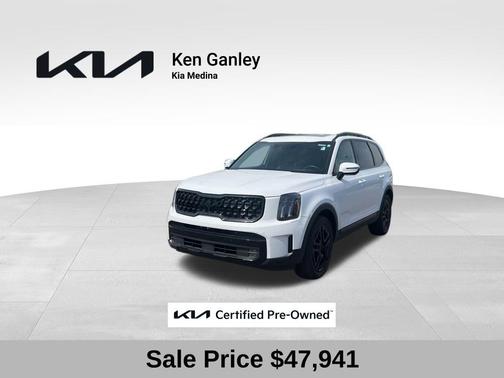 Glacial White Pearl 2025 Kia Telluride SX-Prestige X-Line