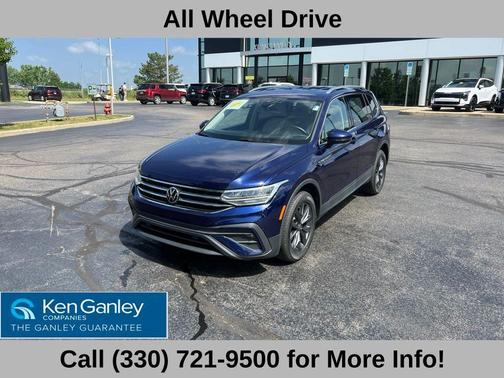 Atlantic Blue 2023 Volkswagen Tiguan 2.0T SE