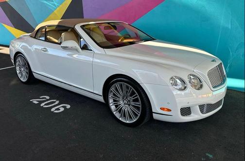 White 2010 Bentley Continental GTC Speed