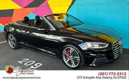 Brilliant Black/Black Roof 2018 Audi A5 2.0T Premium Plus