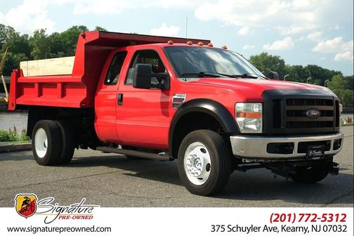 Red 2008 Ford F-450 XL
