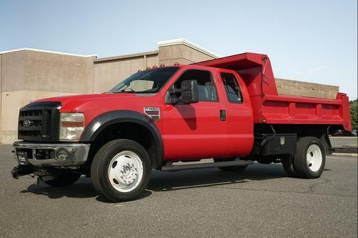 Red 2008 Ford F-450 XL