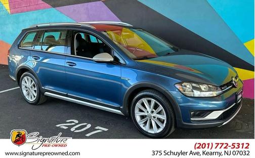 Silk Blue Metallic 2019 Volkswagen Golf Alltrack TSI S