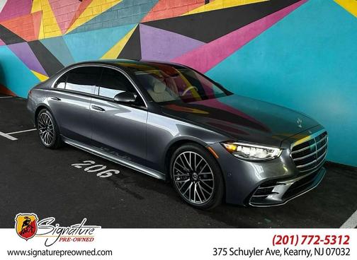Selenite Grey 2023 Mercedes-Benz S-Class 4MATIC