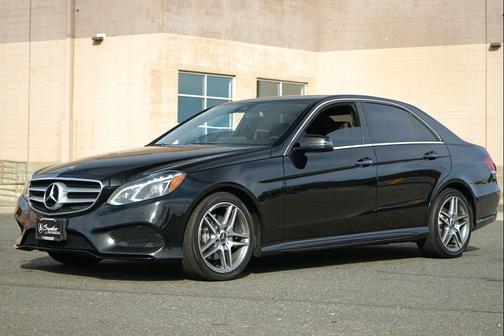 Black 2016 Mercedes-Benz E-Class 4MATIC