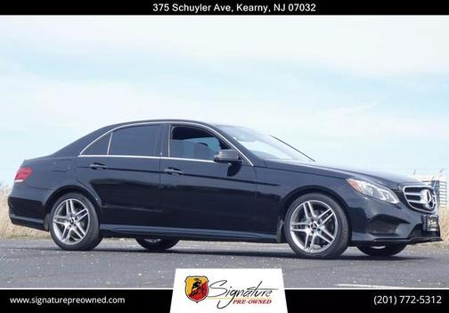 Black 2016 Mercedes-Benz E-Class 4MATIC