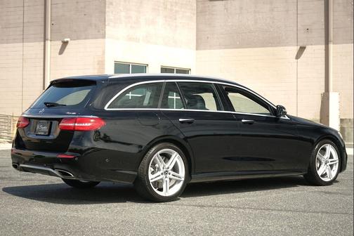 Black 2017 Mercedes-Benz E-Class 4MATIC Wagon