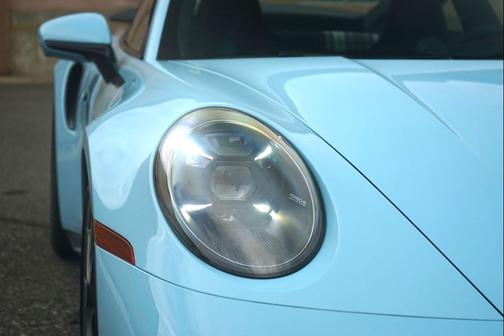 Gentian Blue Metallic 2025 Porsche 911 Turbo