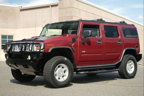 Red Metallic 2004 Hummer H2 Base
