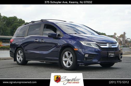 Obsidian Blue Pearl 2018 Honda Odyssey EX-L