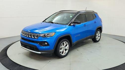 Laser Blue Pearlcoat 2022 Jeep Compass Limited