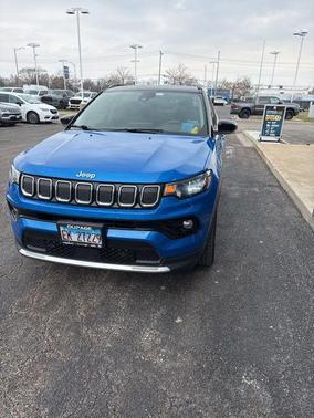 Laser Blue Pearlcoat 2022 Jeep Compass Limited
