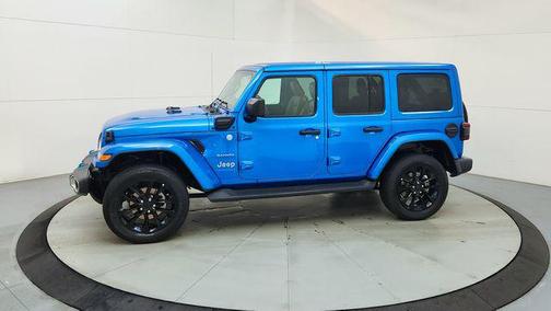 Hydro Blue Pearlcoat 2023 Jeep Wrangler 4xe Sahara