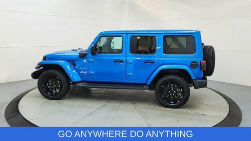 Hydro Blue Pearlcoat 2023 Jeep Wrangler 4xe Sahara