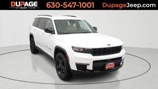 Bright White Clearcoat 2023 Jeep Grand Cherokee L Limited SUV