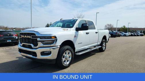 Bright White Clearcoat 2025 RAM 2500 Big Horn Crew Cab 4x4 6'4' Box