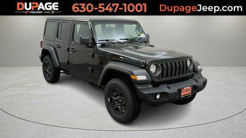 Black Clearcoat 2026 Jeep Wrangler Sport SUV