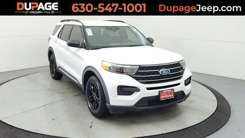 OXFORD WHITE 2020 Ford Explorer XLT