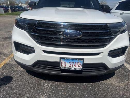OXFORD WHITE 2020 Ford Explorer XLT