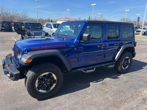 Ocean Blue Metallic Clearcoat 2020 Jeep Wrangler Unlimited Rubicon